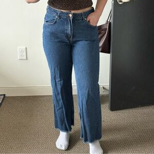 H&M High Waisted Wide Leg Jeans
